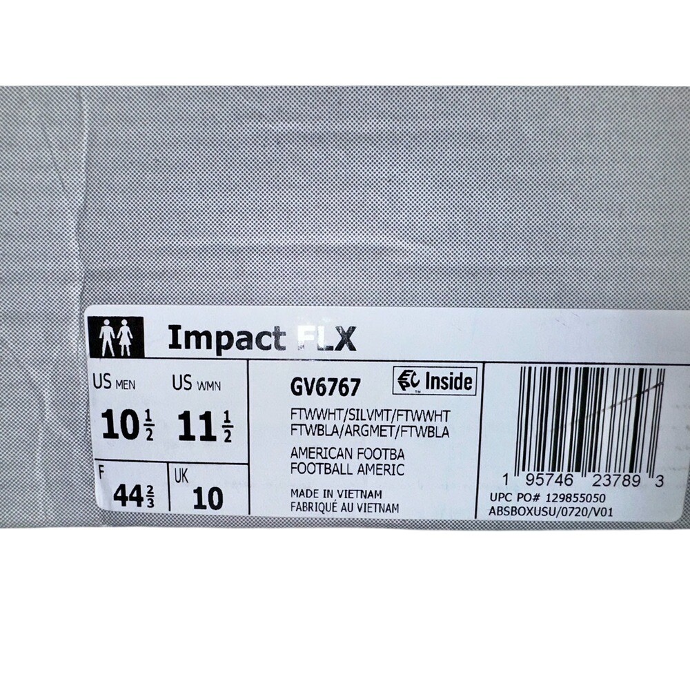 NIB ADIDAS Impact FLX Unisex Shoes - US 10.5‎ (men)/11.5 (women) - Picture 6 of 7